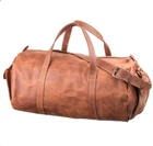 Сумка дорожная кожаная Grande Pelle винтажная коричневая 40 л 55×31×24 см унисекс 56028