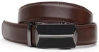 Стильный мужской кожаный ремень Borsa Leather с автоматической пряжкой 54768