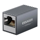 Соединитель витой пары ESSAGER Gigabit RJ45 Coupler Black (EZJRJK-XT0G-P)
