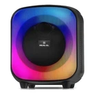 Колонка портативная 1.0 X-760, Black, 65 Вт, RGB подсветка REAL-EL (2000003500802)