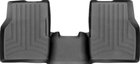 Коврики в салон Jeep Compass 2017-, с бортом, задние, черные, Weathertech 4412052