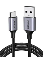 Зарядный Кабель UGREEN US288 USB - TYPE-C Aluminum Braid 1 м серый 60126 для передачи данных