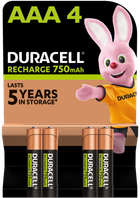 Акумулятори Duracell Rechargeable AAА 750 mAh, 4 шт. (6832571)