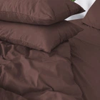 Простынь Mirson Сатин Satin Premium 0210 Cacao Active 150х220 см (2200013489429)