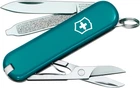 Нож Victorinox Classic SD Colors 0.6223.23G Mountain Lake 58 мм брелок для ключей маникюрный набор