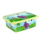 Ящик для зберігання Keeeper Hippo 10л з кришкою 2713
