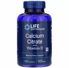 Цитрат кальцію з вітаміном Д, Calcium Citrate with Vitamin D, Life Extension, 200 капсул