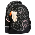Школьный рюкзак Yes Bear Rules 40x30x15 см 18 л черный (550378)