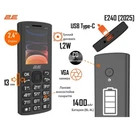Мобильный телефон 2e e240 2025 Black (794300867202)