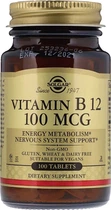 Вітамін B12 Solgar Ціанокобаламін Vitamin B12 100 мкг 100 таблеток (033984031807)