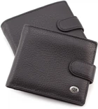 Мужской кожаный кошелек ST Leather ST103 Black