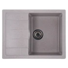 Гранитная мойка для кухни Zerix ZS-6550S-07 645x495 накладная, прямоугольная, мрамор (ZX4542)