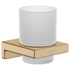 Склянка підвісна Hansgrohe AddStoris, Brushed Bronze/скло (41749140)