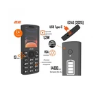 Мобильный телефон 2E E240 2025 Black (794300867202) (23150)