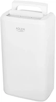 Осушитель воздуха Adler AD 7861, 10 л/сутки, до 60 м², LCD-дисплей, таймер, очистка воздуха