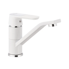 Змішувач для умивальника MIXXUS PREMIUM TIGER 555-15cm NUT WHITE (Колір білий) (MI0574)