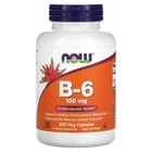 Витамин В6 Now Foods 100 мг 250 вегетарианских капсул
