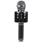 Караоке микрофон-колонка WS858 5W ABS пластик черный