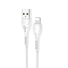 Кабель Hoco X37 Lightning для швидкого заряджання телефонів і планшетів завдовжки 1 метр із мідним осердям білий