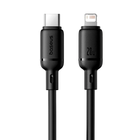 Кабель Baseus Silky Series Type-C Lightning для быстрой зарядки и передачи данных 20W 1м черный