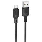 Дата кабель Borofone BX113 Lenny USB to MicroUSB 2.4A (2m) (Black) (258054)