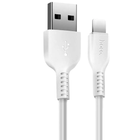 Кабель Hoco X20 Lightning для заряджання та синхронізації пристроїв 2 метри білий 2 ампери