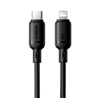 Кабель Baseus Silky Series Type-C to Lightning 20W для быстрой зарядки и передачи данных 2 метра черный