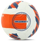 М'яч футбольний професійний №5 HYBRID SOCCERMAX (PU, Білий-помаранчевий) (FB-4367_Білий-помаранчевий)
