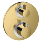 Hansgrohe Ecostat Square Термостат, Polished Gold Optic (15758990)
