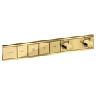 Hansgrohe RainSelect Термостат на 4 клавиши, Polished Gold Optic (15382990)
