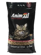 AnimAll деревний наповнювач туалетів, 7.5 кг, 20 л