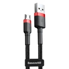 Кабель Baseus Cafule Micro USB 2.4A (1m), Червоний / чорний