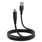Кабель Proove Soft Silicone USB to Micro USB 2.4A (1m) black