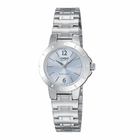 Жіночий наручний годинник Casio LTP-1177A-2A, кварцовий, сталевий браслет, водозахист 30 м