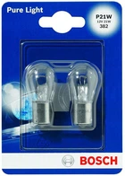 Автолампа P21W Pure Light 12V 21W BA15s (блистер 2шт)