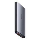 Мережевий зарядний пристрій Baseus GaN5 Pro Ultra-Slim Fast Charger C+U Type-C cable 65W Grey CCGP150113