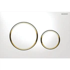 Клавіша змиву Geberit Sigma20 round 115.882.KK.1 білий/позолота
