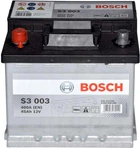 Автомобильный аккумулятор Bosch 6СТ-45 (S3003) 45 Ач (+/-) Euro 400 А (0 092 S30 030)