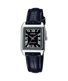 Женские часы Casio LTP-V007L-1B черные 30 м