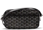 Премиальная сумка через плечо Goyard черного цвета.