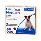 Таблетки NexGard від бліх і кліщів для собак усіх порід вагою 4 -10 кг, 1 уп