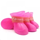Резиновые сапожки для собак Multibrand малиновый M GUAI 000354978