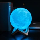 Нічник 3D Місяць на підставці 11см M+ Moon light