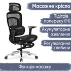 Крісло з масажним ефектом Mealux M10 Air Massage Black (арт. HF-M10 M/BB)
