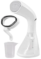 Відпарювач Liberton LHS-6904, White, 1600W, постійна пара 25 г/хв, 3 режими, об'єм бака для води 280мл, LED-дисплей, паровий удар, вертикальне та горизонтальне відпарювання, кліпса для брюк+щітка, антикрапля