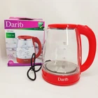 Електрочайник Dario DR1802 Red 1.8л, 1800 Вт, скло/пластик