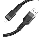 Кабель HOCO U110 Чорний USB-A to Lightning 1.2м 12Вт 14456