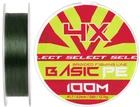 Шнур Select Basic PE Green 100m 0.20mm 28lb/12.7kg