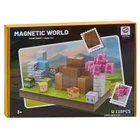 Магнітний конструктор Magnetic World Щасливий зоопарк на 118 деталей (0Z018A)