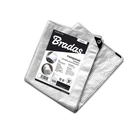 Тент 100 г/м² 3х4м Bradas армований прозорий Leno Cristal 017030